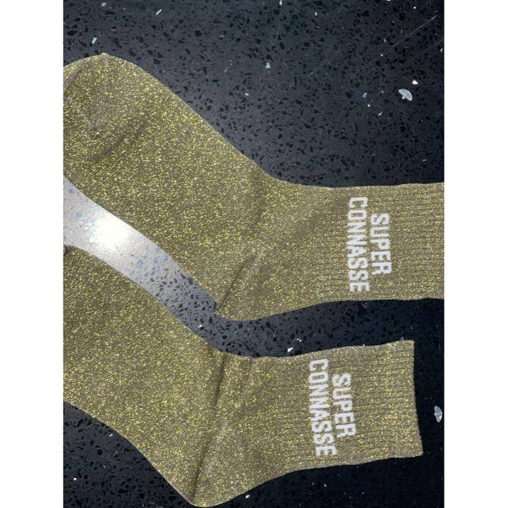 BALOTTI - Wholesale Socks - Women's - Glitter socks SUPER BITCH Funny friend GIFT Christmas1