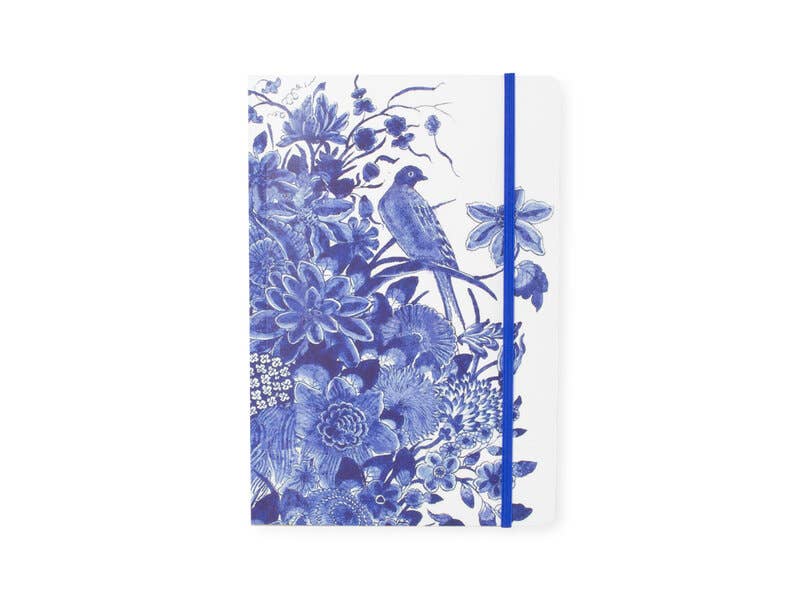 MUSEUM WEBSHOP - Wholesale Notebook - Softcover notebook, A5, Delft Blue birds0