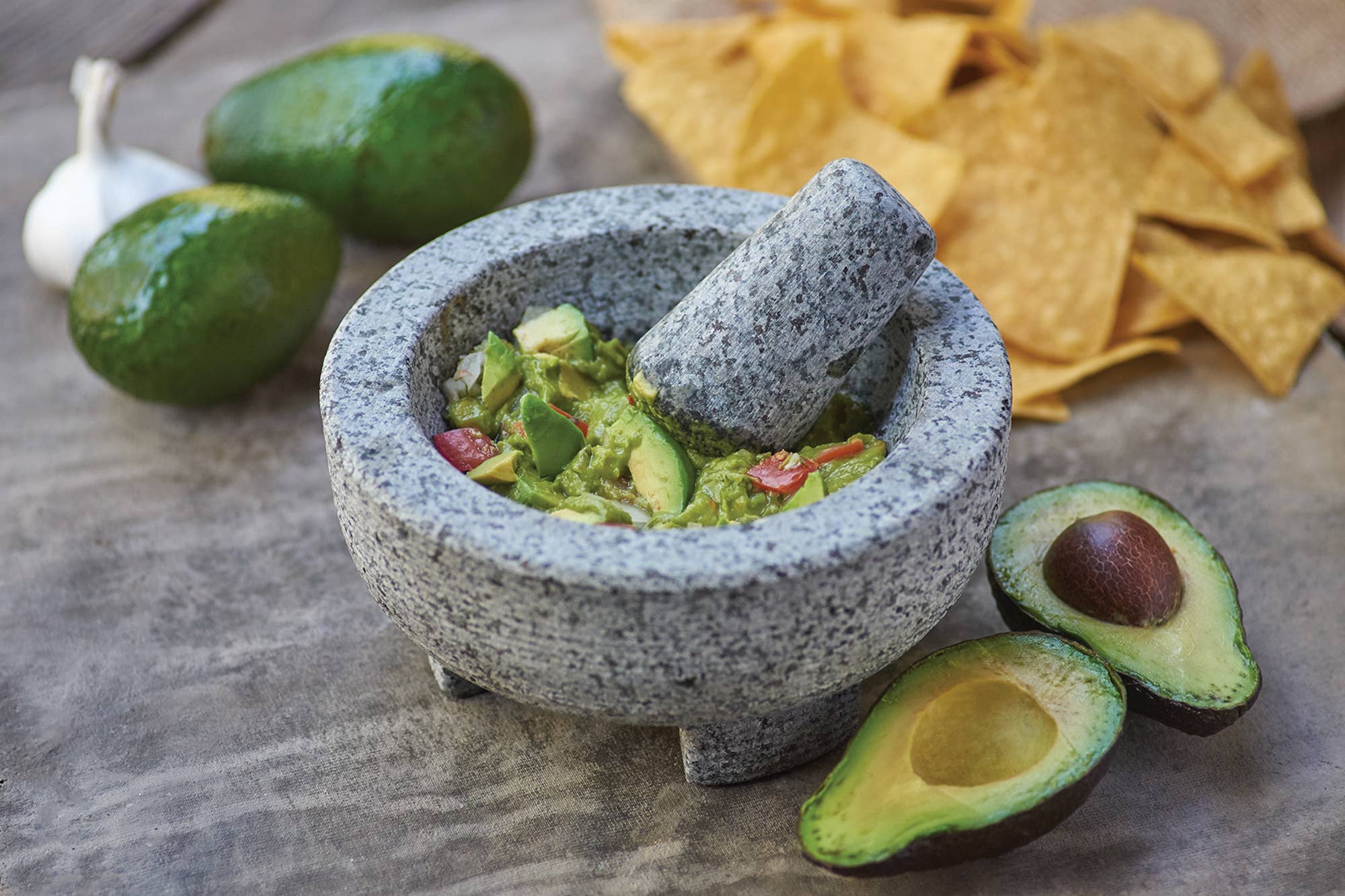 Fox Run Brands - Wholesale Mortar & pestle - Fox Run Granite Molcajete Mortar and Pestle, 8"1