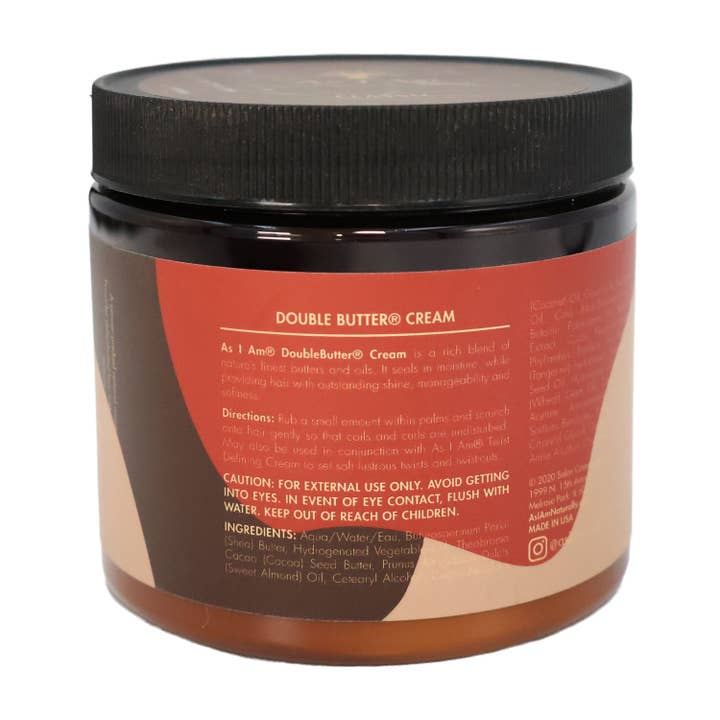 KT Supply - Wholesale Hair Leave-In Conditioner - As I Am Double Butter Cream Double Moisturizer, 16 Oz.