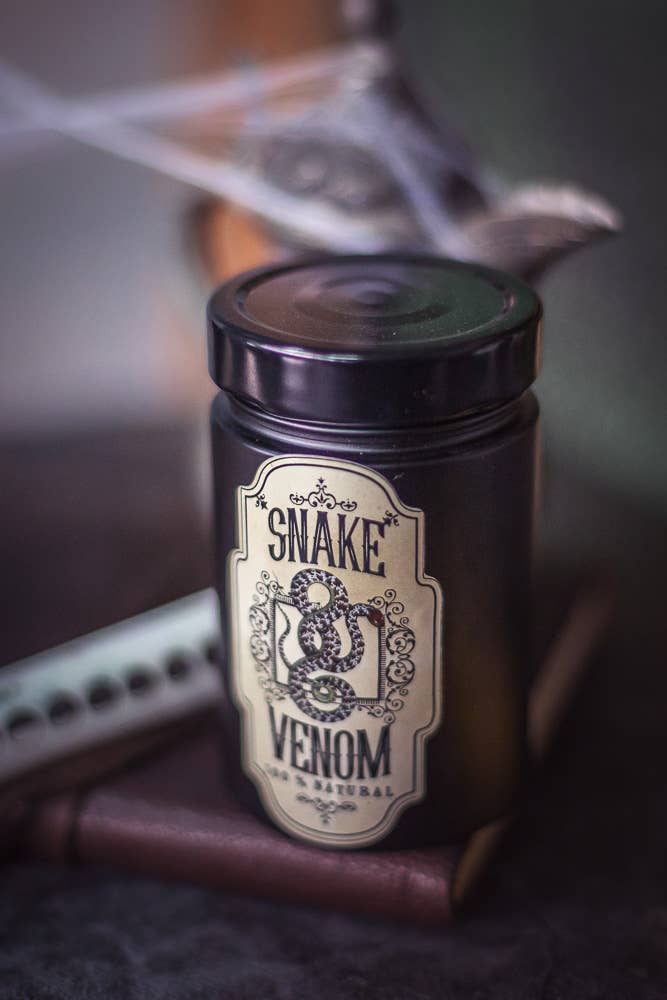 Costurero Real - Wholesale Jar/Filled Candle - Halloween Decor Potion Candle Apothecary witch Gothic Black4