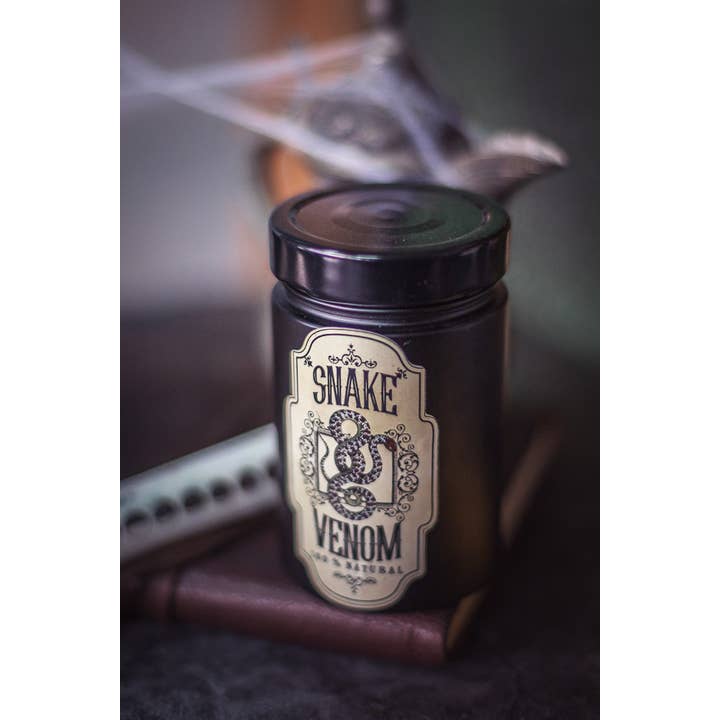 Costurero Real - Wholesale Jar/Filled Candle - Halloween Decor Potion Candle Apothecary witch Gothic Black4