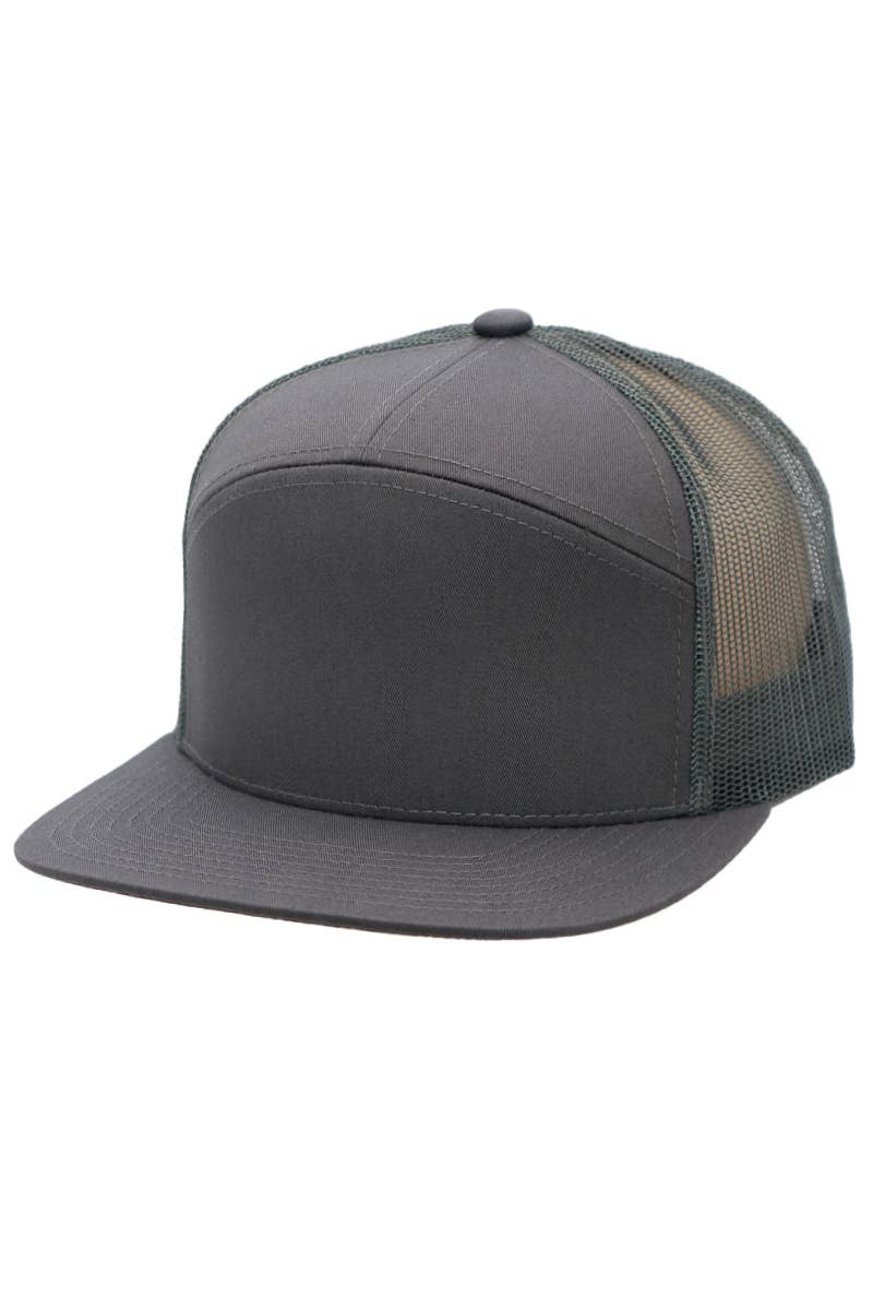 Cap Zone - Wholesale Truckerpet - Uniseks - Unikleurige 7-panel truckerpet van katoen-polyester mix2