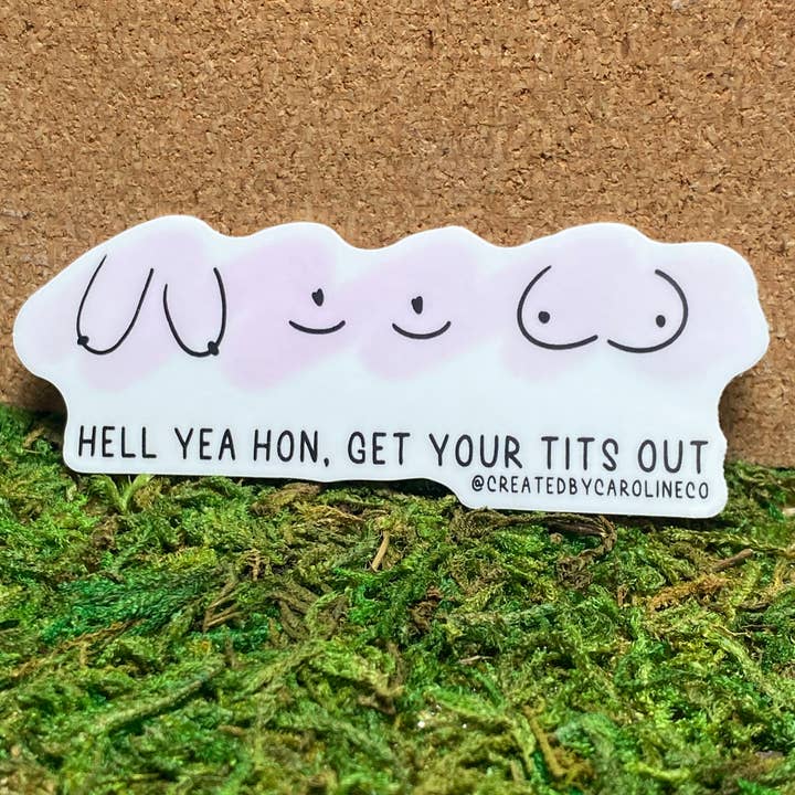 Hell Yea Hon, Adquira os Seus Pigs Out Vinyl Autocolante por atacado de Created By Caroline Co