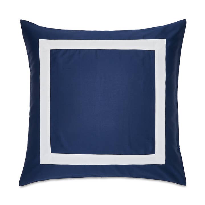 Windsor Navy Square Pillow Sham for wholesale by Dormitory