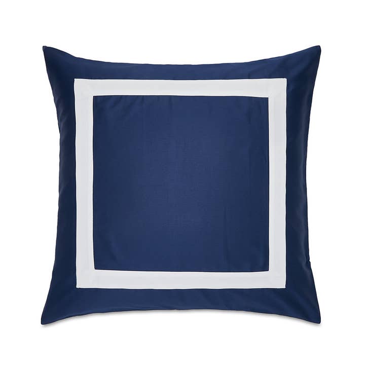 Windsor Navy Square Pillow Sham for wholesale by Dormitory