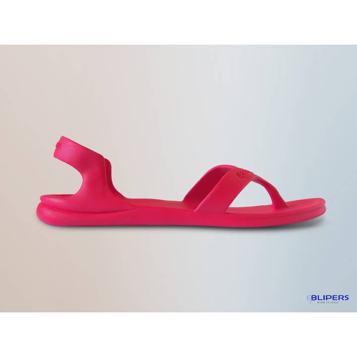 BLIPERS - Vente Tongs – unisexe - Sandale unisexe en caoutchouc PINK FLUO - Blipers1