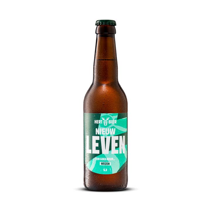 Nieuw LEVEN - Weizen Bier - 33cl voor wholesale door Hert Bier