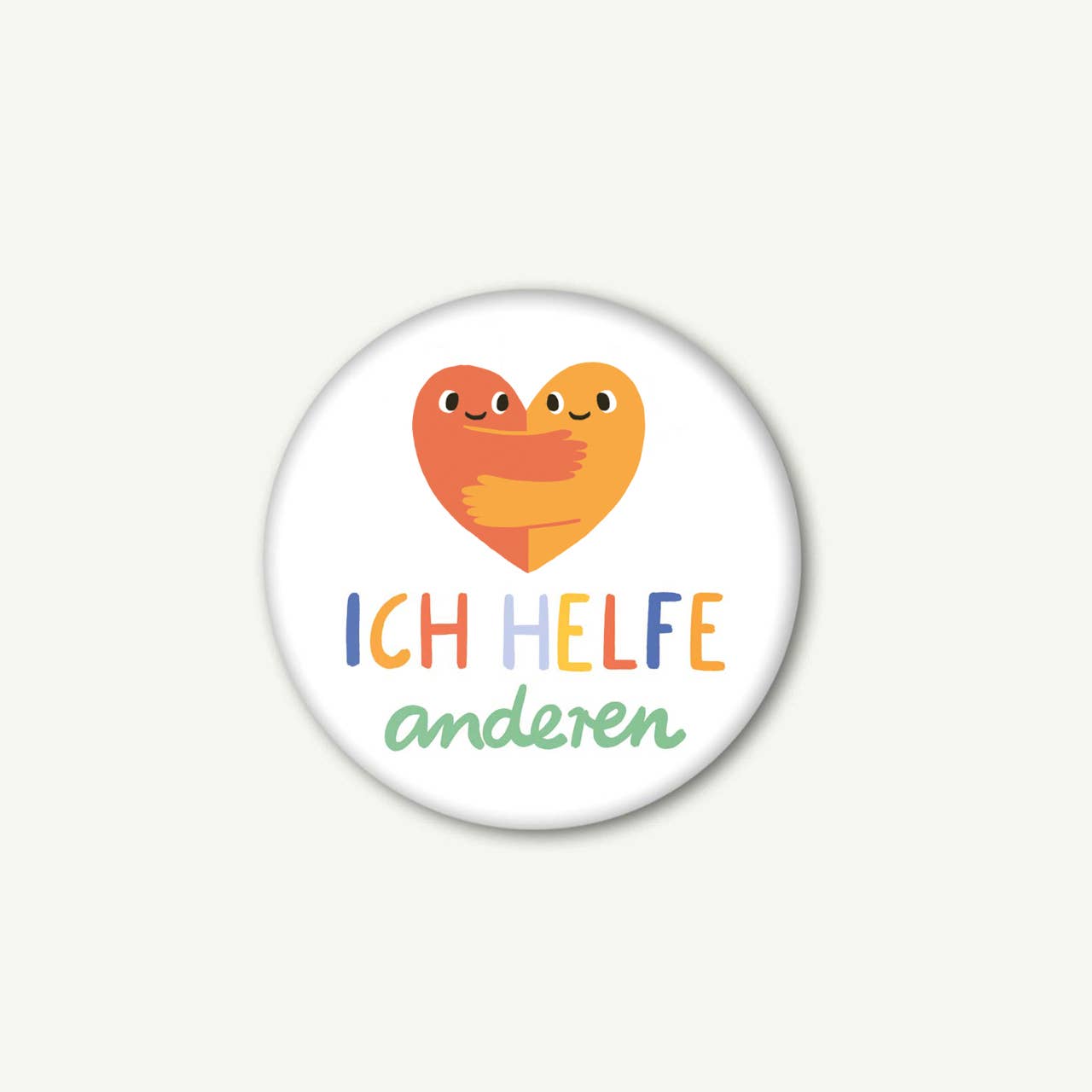 VIERUNDFÜNFZIG - Wholesale Magnet - Magnet affirmation I help others 37 mm