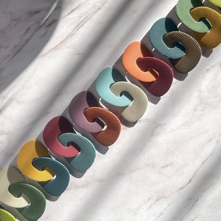 Corduroy Link Multi Color for wholesale by WARAO Jewelry