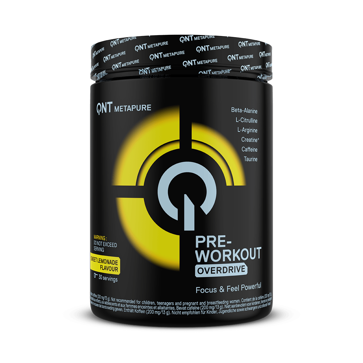 Gudis - Wholesale Powdered Health Drink - Pre-Workout Overdrive Sweet Lemonade 390g0