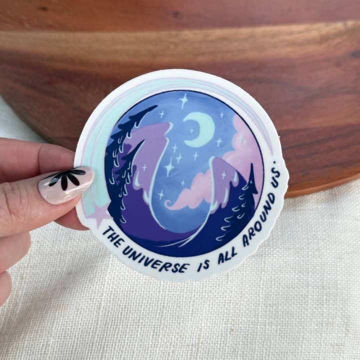 Big Moods - Wholesale Sticker - The Universe Is All Around Us Sticker