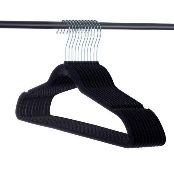 HangAroma - Wholesale Clothes Hangers - Premium Non-slip Scented Velvet Hangers - Heavy Duty Clothes Hanger - Ultra Thin Space Saving 360 Degree 50 Pack Mint4