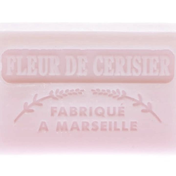 French Soap Wholesale - Vendita all'ingrosso Saponette - 125g Sapone francese all'ingrosso di fiori di ciliegio1