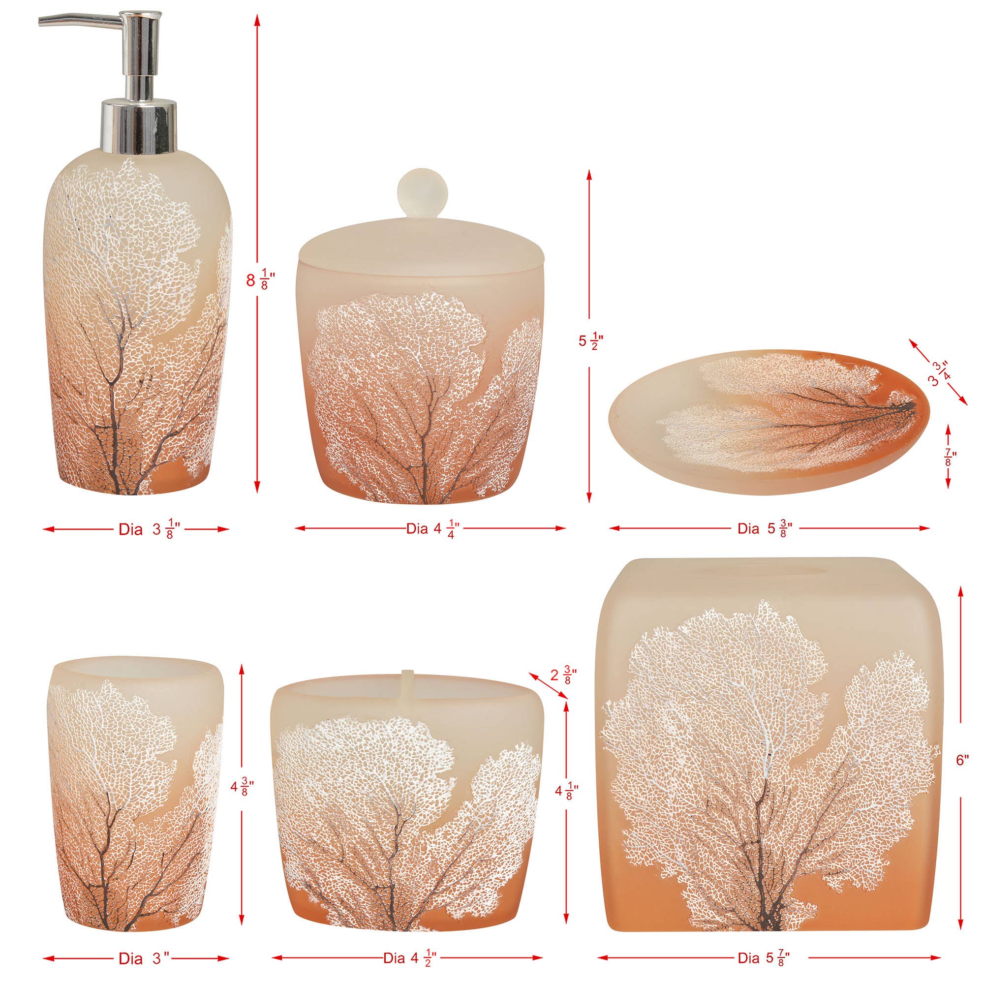 Decozen - Wholesale Badkameraccessoireset - De Carruthers collectie - Set van 64