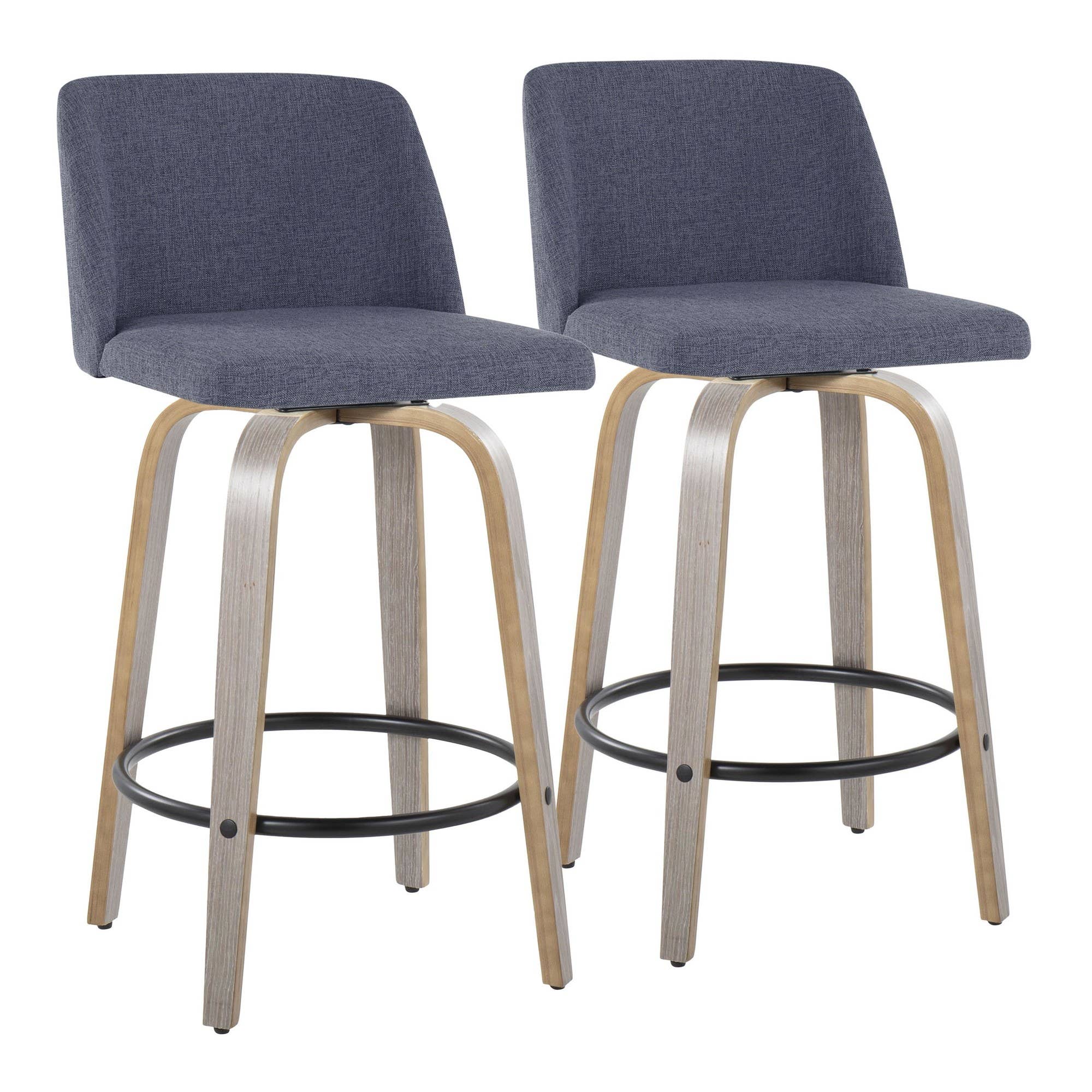LumiSource and Grandview Gallery - Wholesale Stool - Toriano 26" Fixed Height Counter Stool Q - Set of 214