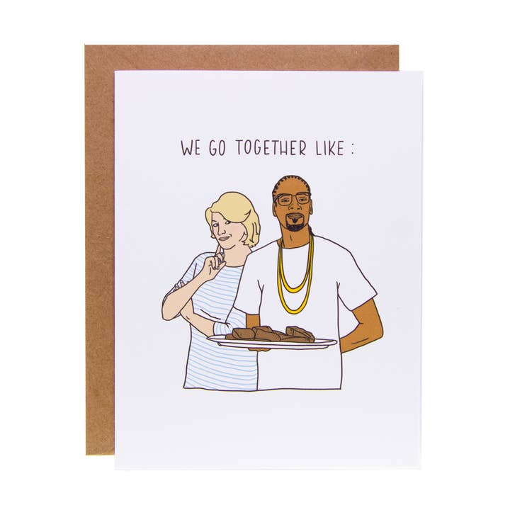 We Go Together Like for wholesale by Drawing a Blank Cards + Gifts