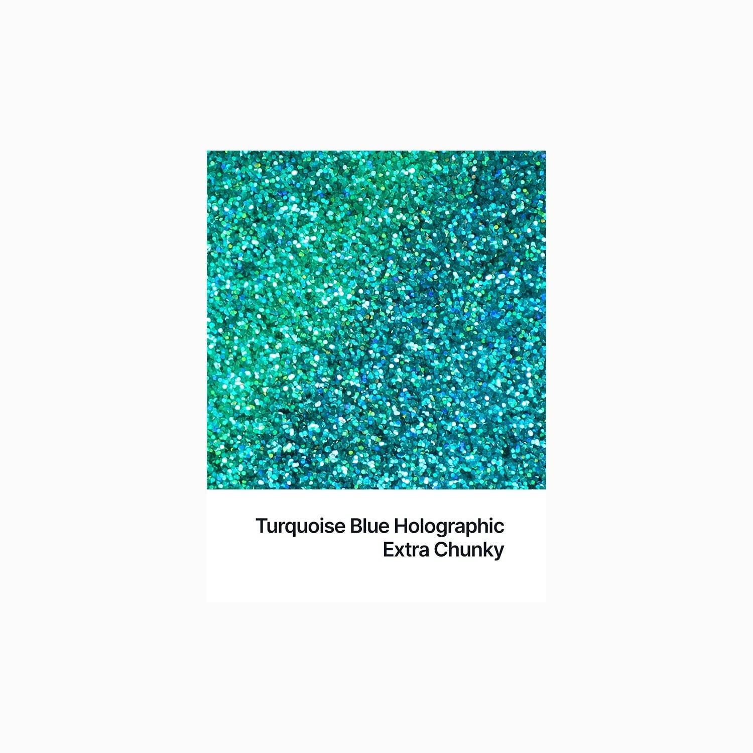Eco Friendly Craft Glitter Turquoise Holo 100g for wholesale on Faire5