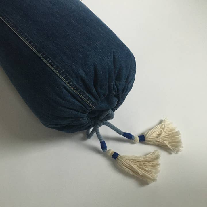 reinc. - Wholesale Yoga Block/Bolster - Organic yoga bolster large, denim, recycled5