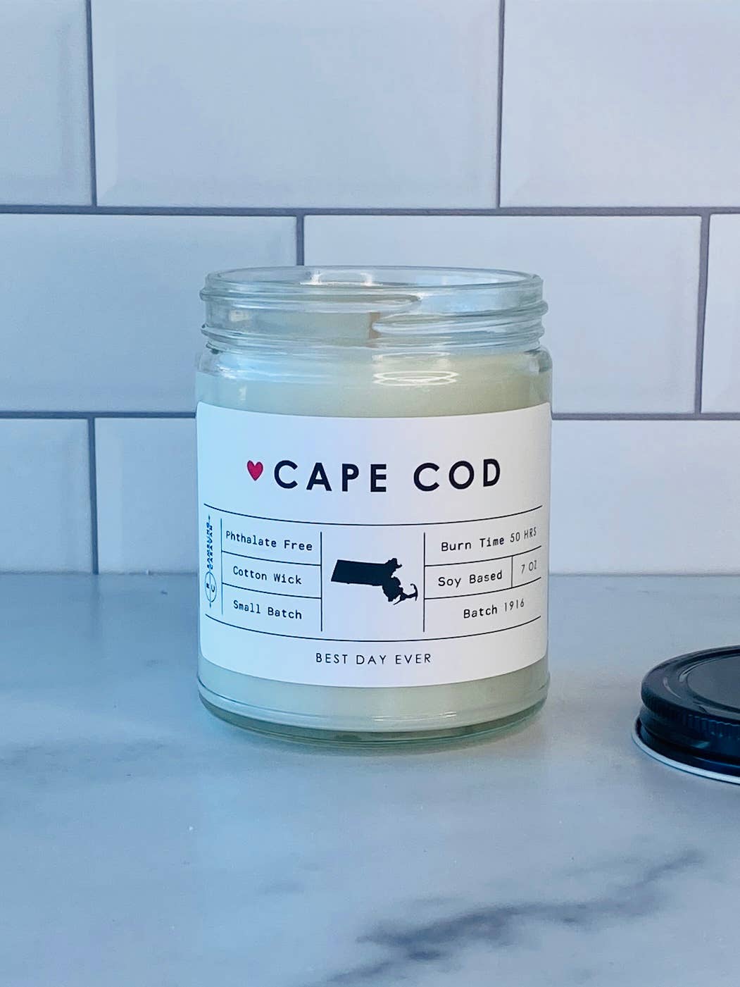 Rambling Caravan – Vela em jarro/copo por atacado – Cape Cod, MA Vela3