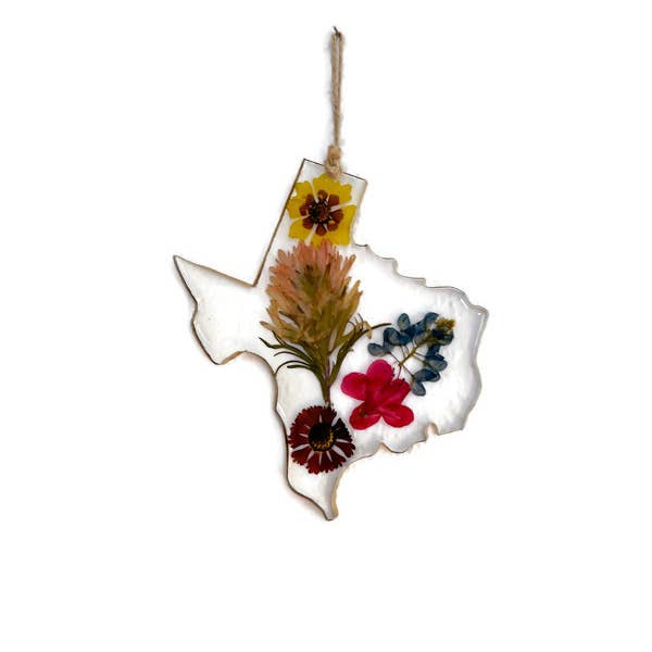 Texas wildflower ornament for wholesale by Remedy Designs