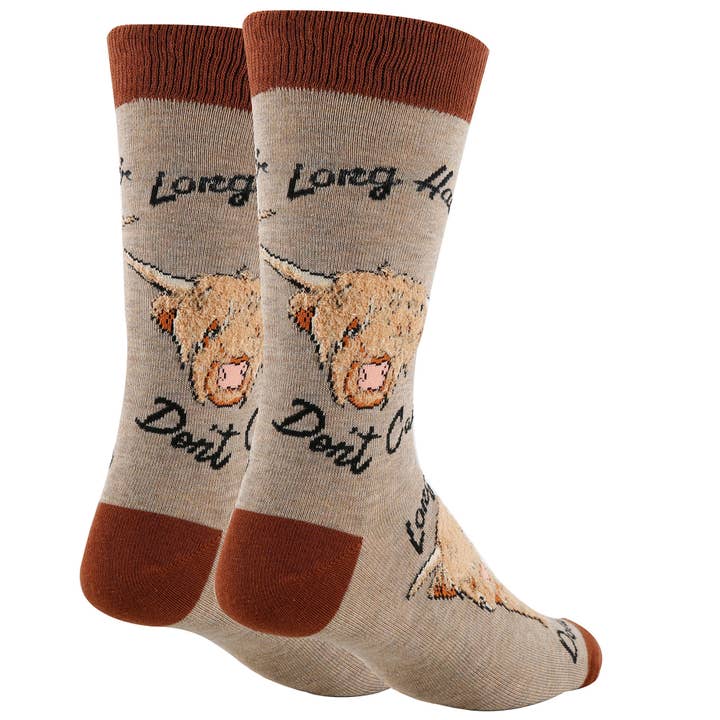 Oooh Yeah/Sock It Up/Oooh Geez Slippers - Wholesale Socks – Men's - Hair Don't Care | Men's Funny Cotton Crew Socks