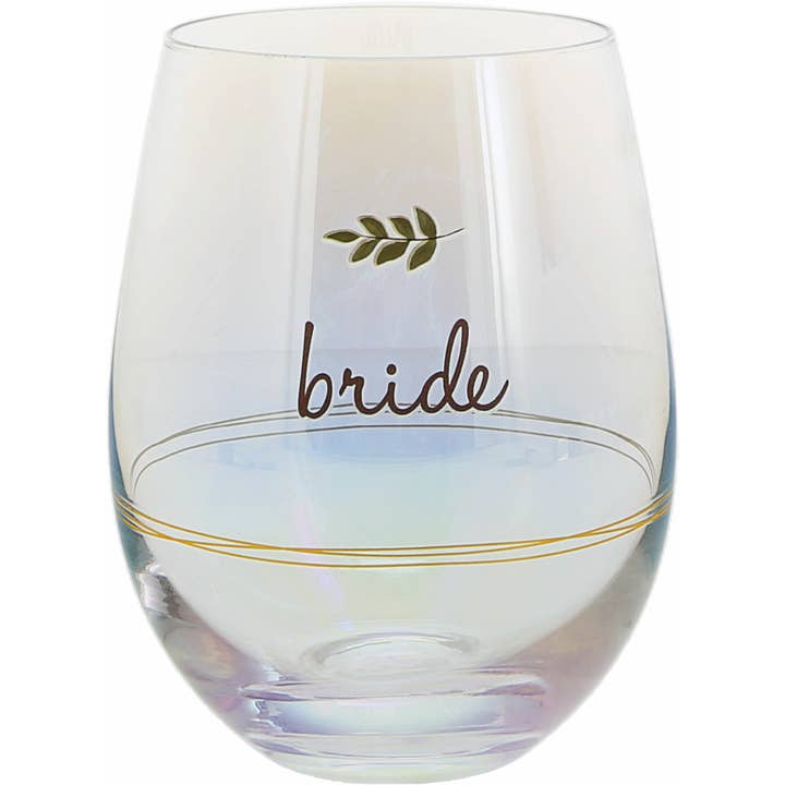 Bride - 18 oz Stemless Wine Glass for wholesale by Pavilion