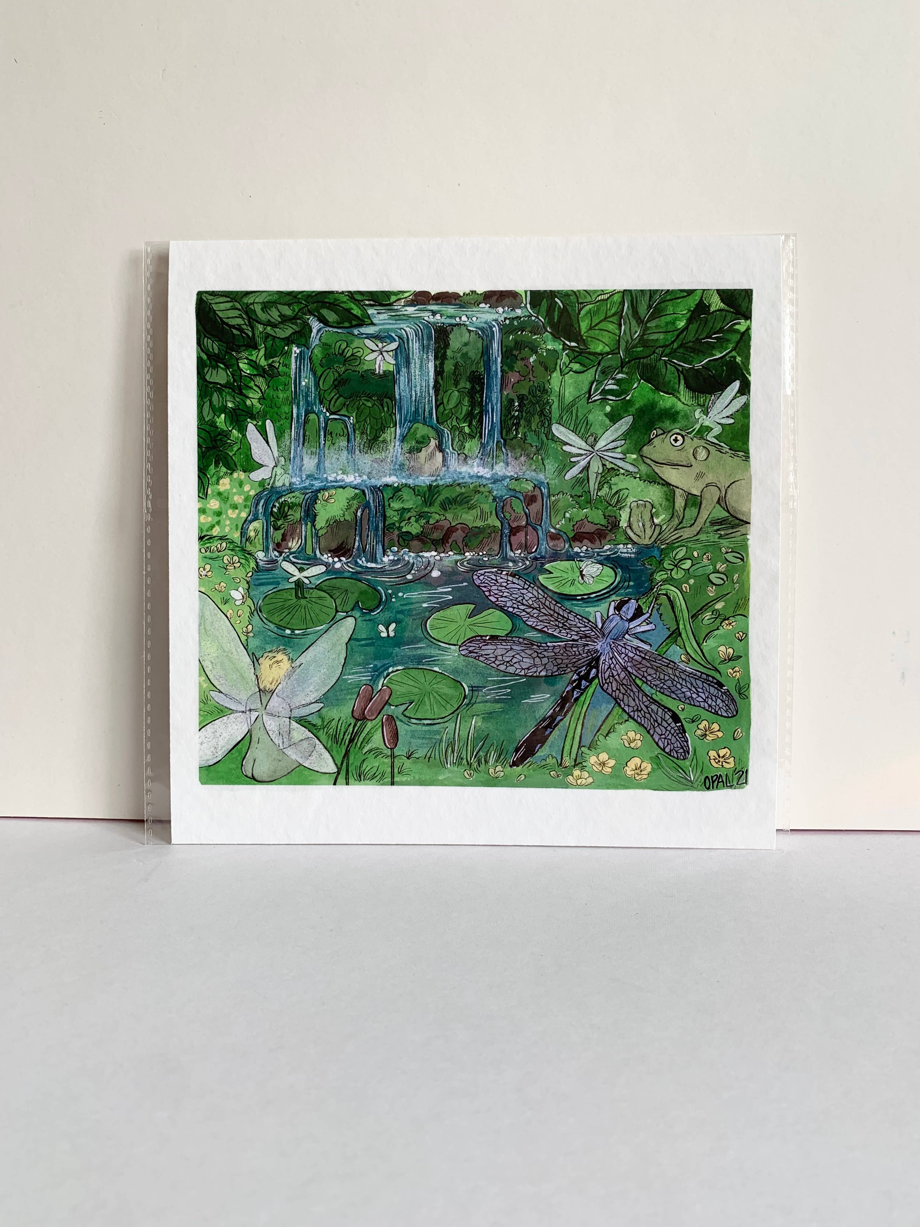 Opal's Art - Wholesale Art Print - Ferngully Falls Print