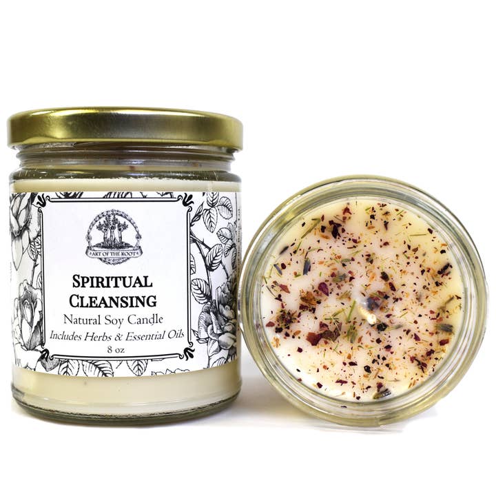 Art of the Root - Wholesale Jar/Filled Candle - Spiritual Cleansing Soy Candle