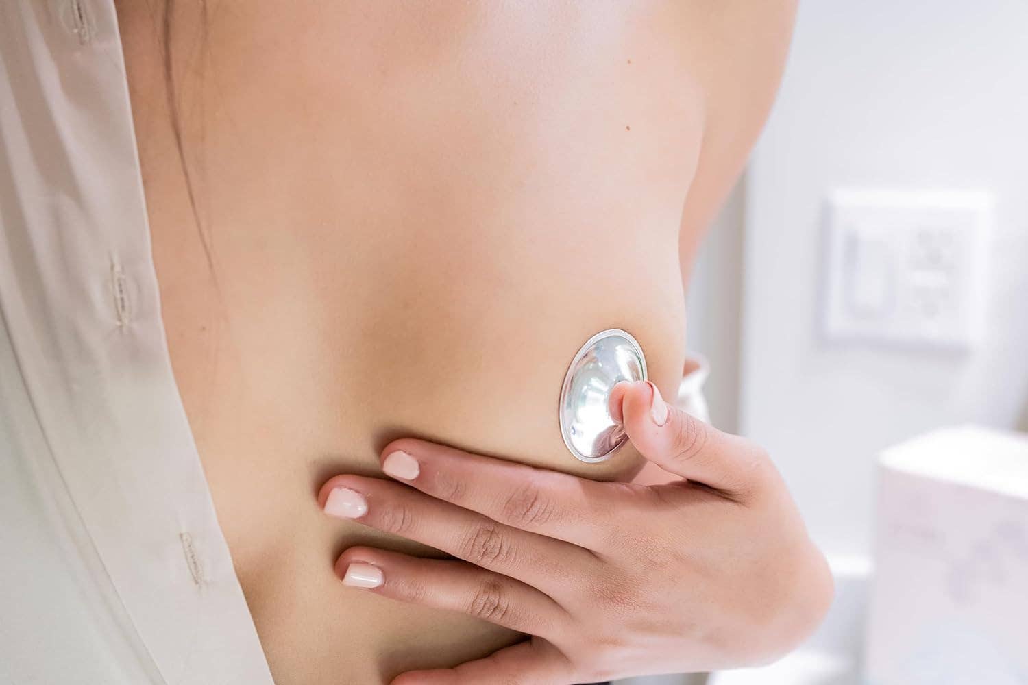 Zomee – wholesale Nursing pillow/pad – Maternity – Zomee Original Silver Nursing Cups - Nipple Shields for Nursing Newborn5