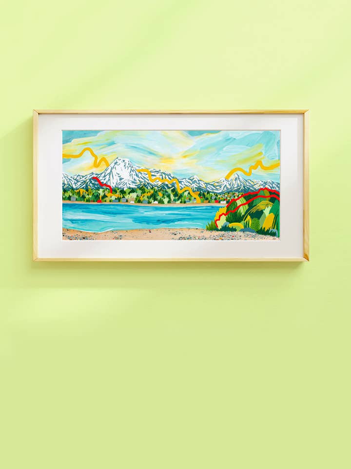 Golden Gardens Seattle Kunsttryk for engroshandel hos Juliann Choe