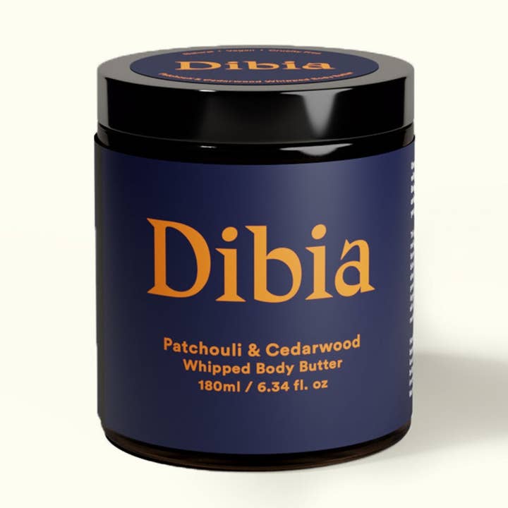 Patchouli & Cedarwood Whipped Body Butter 180ml for wholesale by Dibia