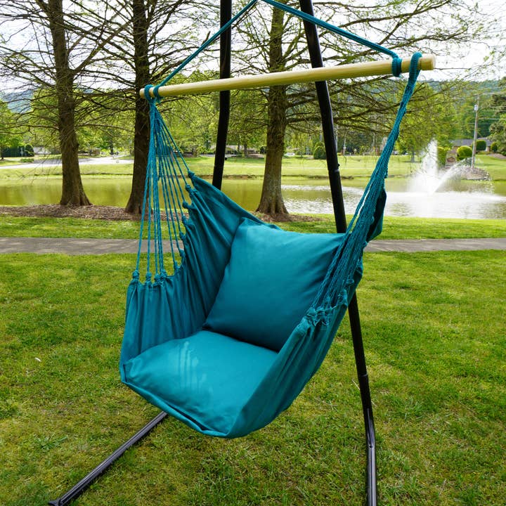 Calloway Mills - Wholesale Hammock - Calloway Mills Tropical Teal Hammock Chair1