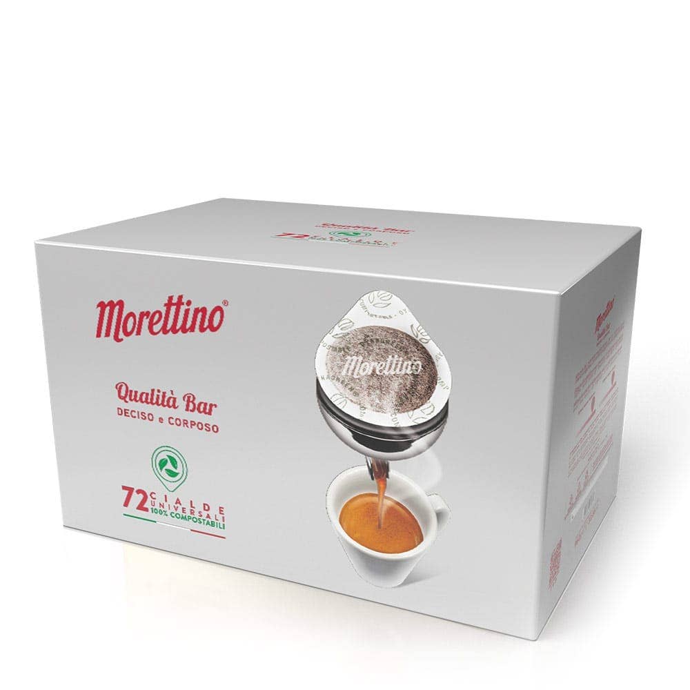 Caffè Morettino - Vendita all'ingrosso Cialde caffè - 72 Cialde universali “Qualità Bar” Morettino0