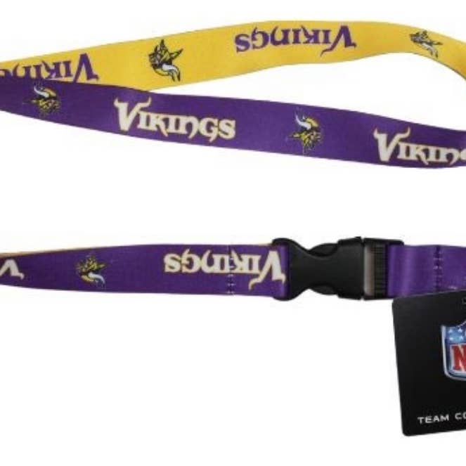 St. Louis Wholesale LLC - Wholesale Lanyard - Unisex - Mojo Lanyard- 2 Sided- Minnesota Vikings