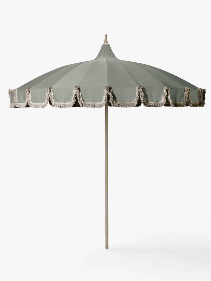 Ombrellone da Giardino Eucalipto - Frange per la vendita all'ingrosso da parte di Garden Glory