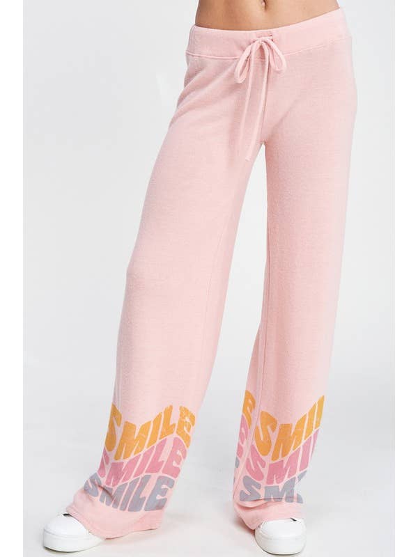 Peace Love Line - Wholesale Lounge Set - Women's - STAR SMILE TOP AND PANTS LOUNGE WEAR SET