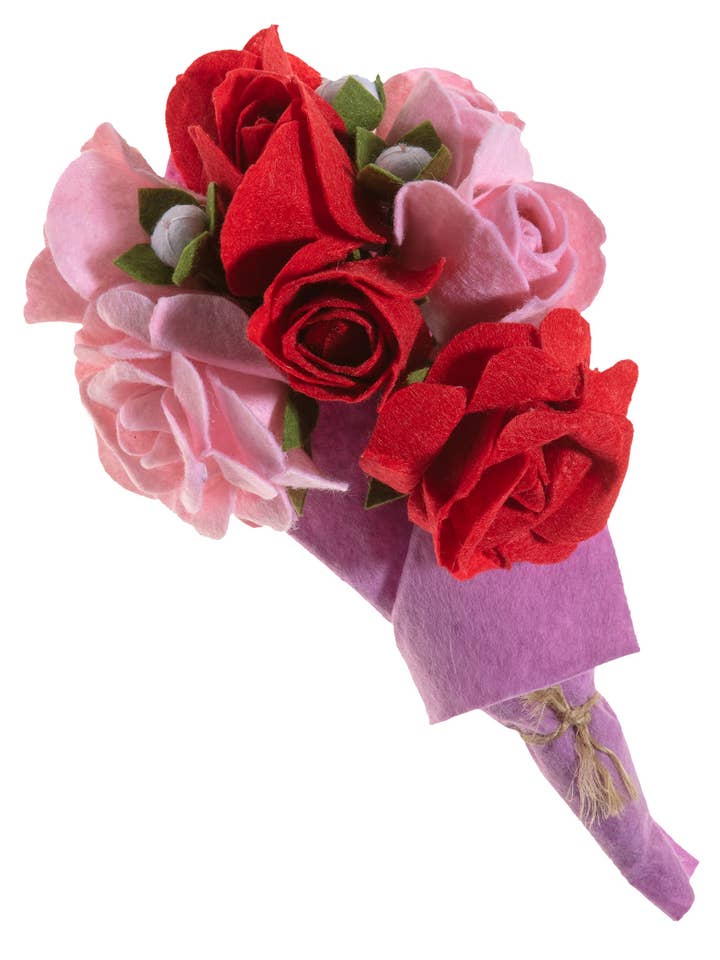 Buquê de rosa vermelha pequena por atacado de Silk Road Bazaar