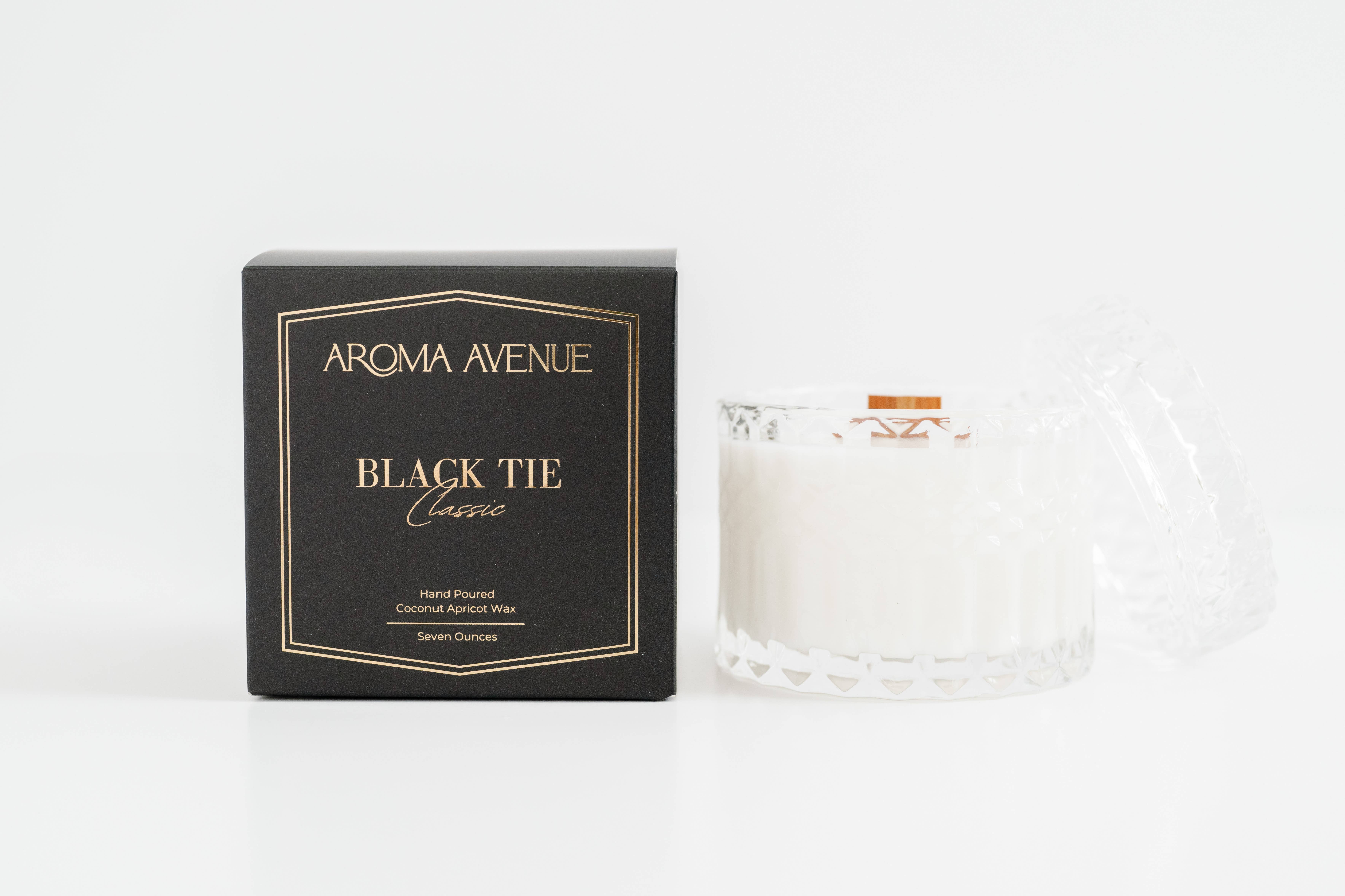 Aroma Avenue - Wholesale Jar/Filled Candle - Black Tie Candle1