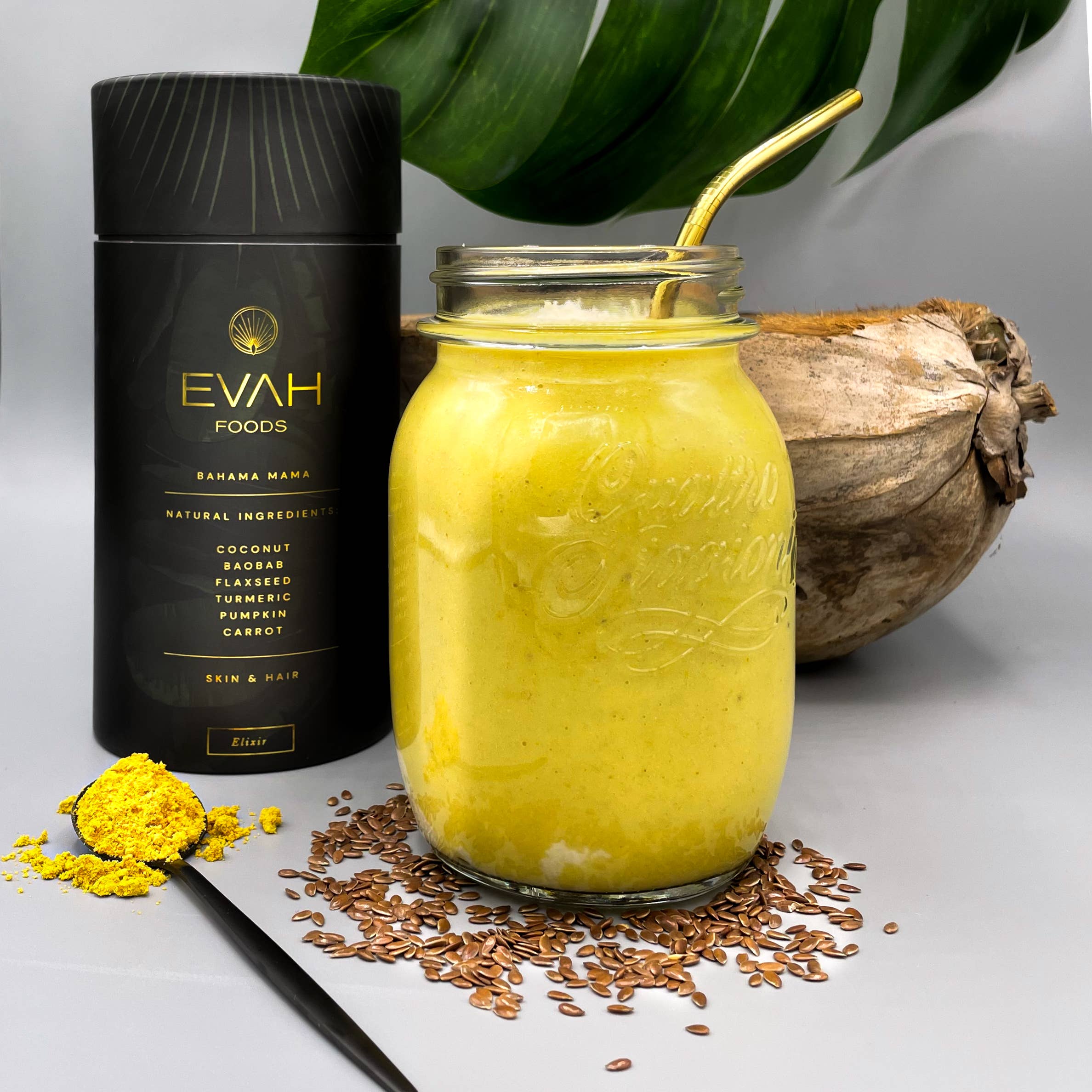 EVAH Foods - Wholesale Protein/Superfood Powder - ELIXIR | Bahama mama | Skin & hair beauty 150g1
