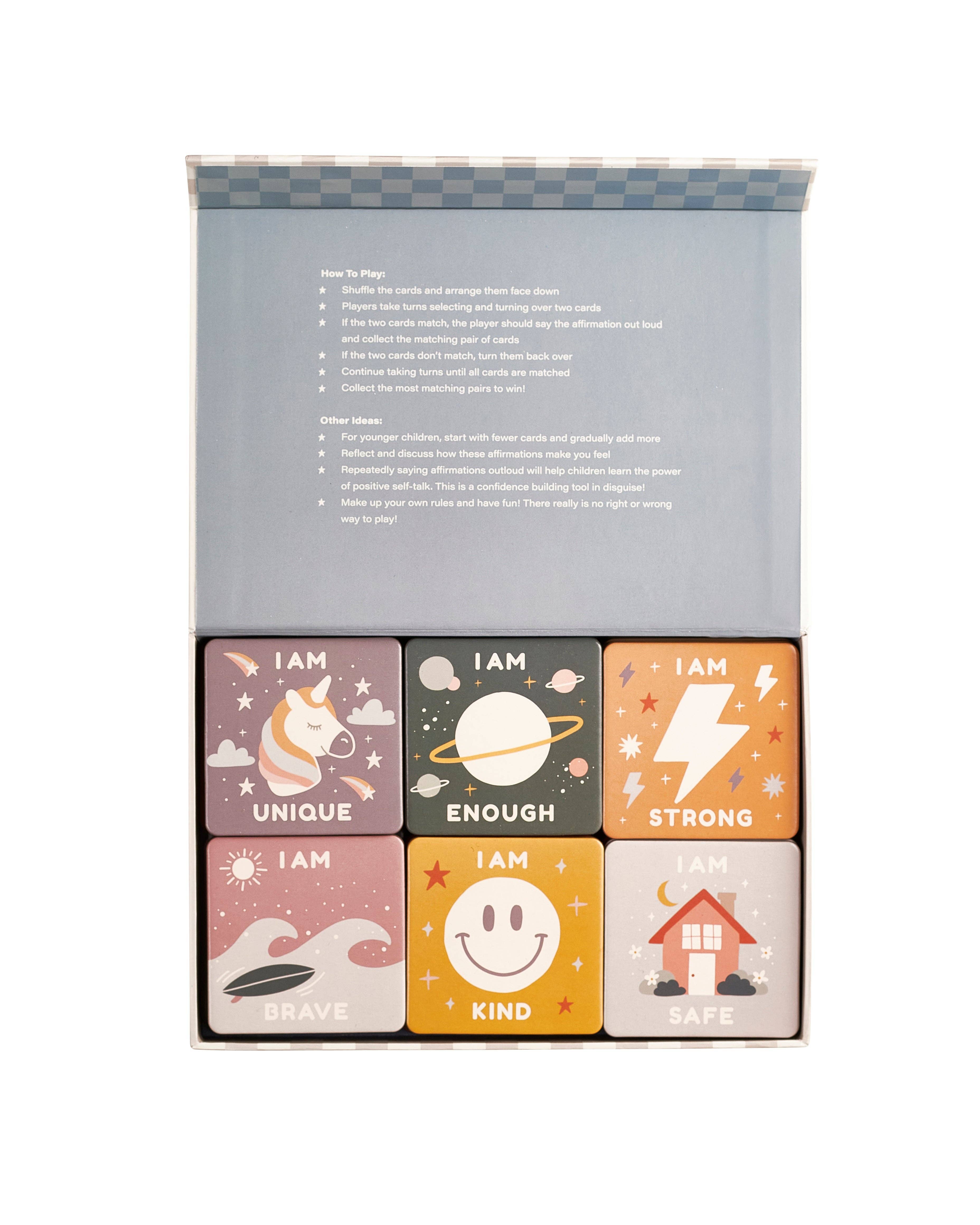 Cherrypick - Wholesale Brain Game - Kids - Affirmations for Kids Memory Matching Game6