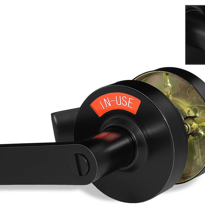 ADA-Türschloss mit Blinker, mattschwarz, für Linkshänder für den Großhandel von Vizilok