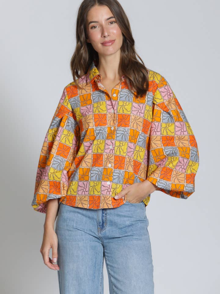 Camicia con bottoni frontali per la vendita all'ingrosso da parte di APNY