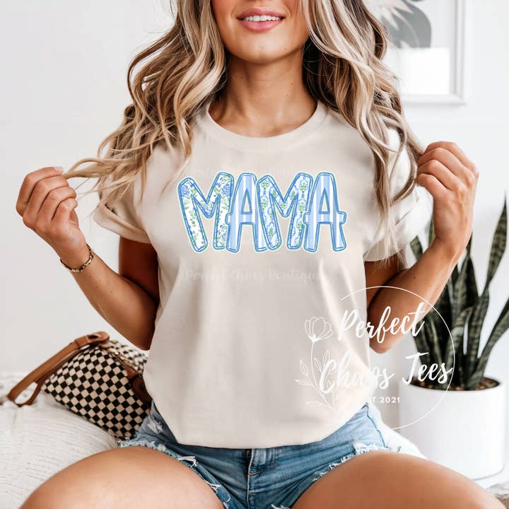 Mama floral t-shirt for wholesale by Perfect Chaos Accessories