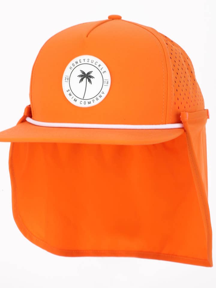 Cappello da sole Snapback - Tangerine per la vendita all'ingrosso da parte di Honeysuckle Swim Company