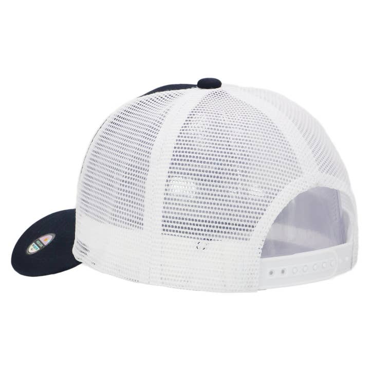 Cap Zone – Großhandel Trucker-Cap – Unisex – Zweifarbige Nylon-Polyester-Strukturierte Sechs-Panel-Trucker-Kappe14