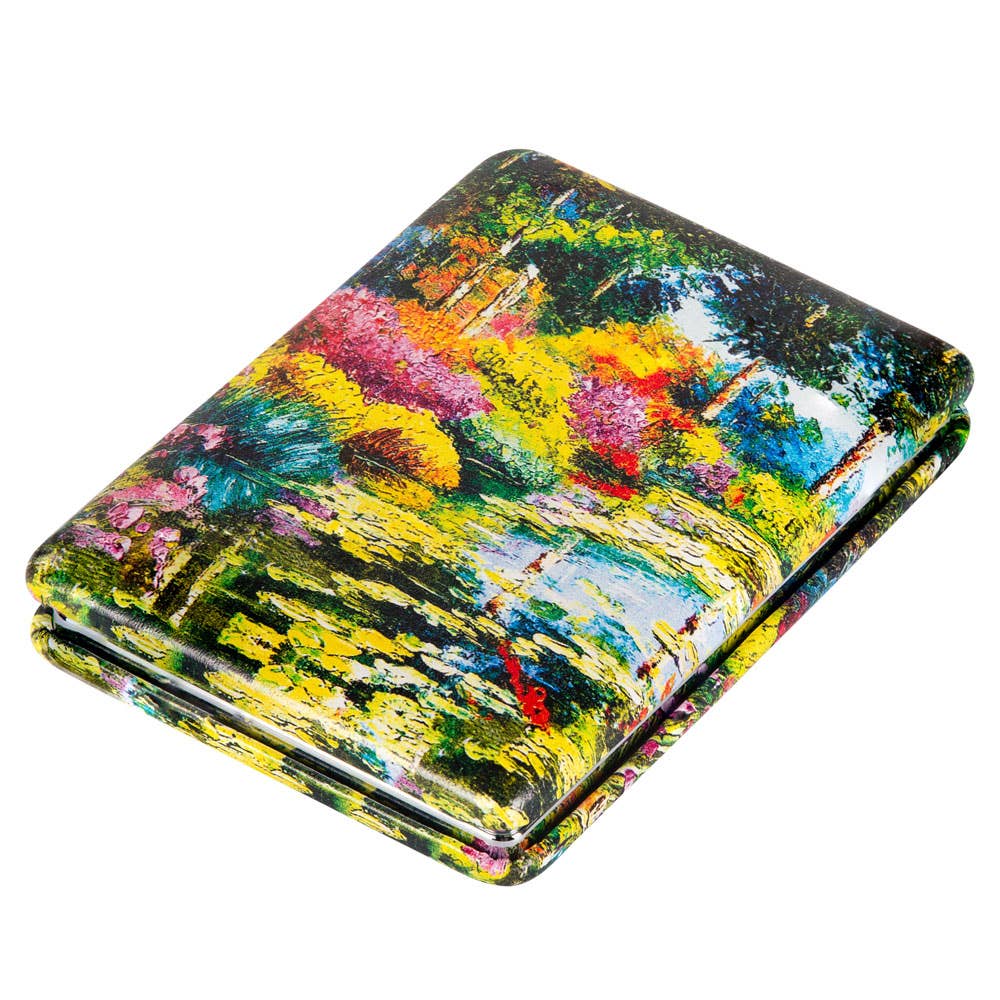 Benjamin International - Wholesale Compact Mirror - MODERN ART COMPACT MIRROR ASTD COLORS3