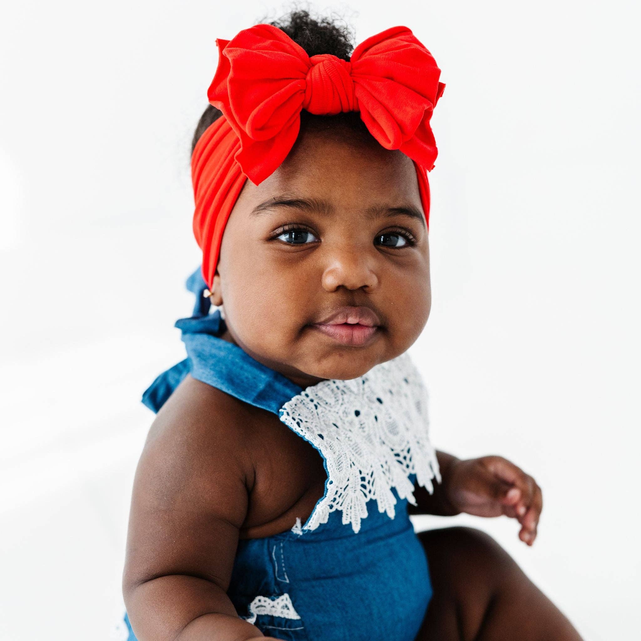 Baby Bling Bows - Wholesale Hair Bow - Baby - Baby Bling® FAB-BOW-LOUS® soft nylon bow headband4