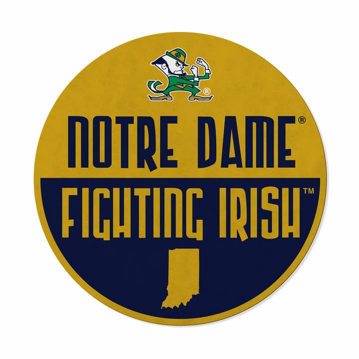 Notre Dame Fighting Irish Classic Shape Cut Pennant for wholesale by Rico Industries