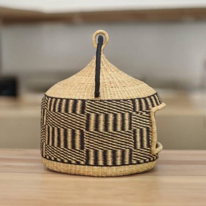 The African Home Goods - Vente Lit – chat - Lit pour chat, lit pour animal de compagnie, panier pour chat, meuble pour animaux de compagnie, lit pour chat fait main, panier Bolga, panier africain